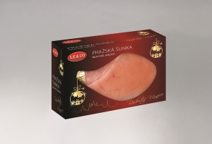 189 Pražská šunka 1,25 kg vánoční karton